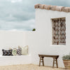 Cushion Cover-Coastal Fringe Black-Tavarua-35cm x 50cm