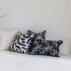 Cushion Cover-Coastal Fringe Black-Tavarua-35cm x 50cm