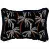 Cushion Cover-Coastal Fringe Black-Tavarua-35cm x 50cm