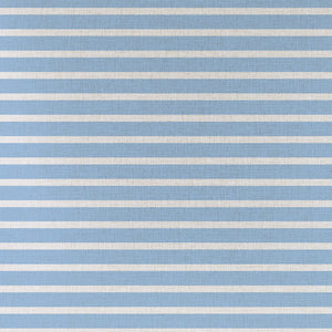 Cushion Cover-With Piping-Hampton Stripe Pale Blue-35cm x 50cm
