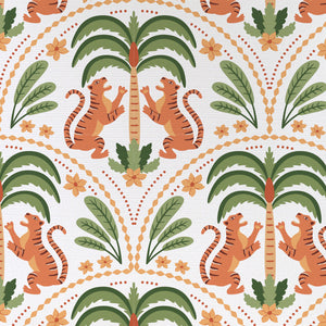 Cushion Cover-With Piping-Tiger Tree White-35cm x 50cm