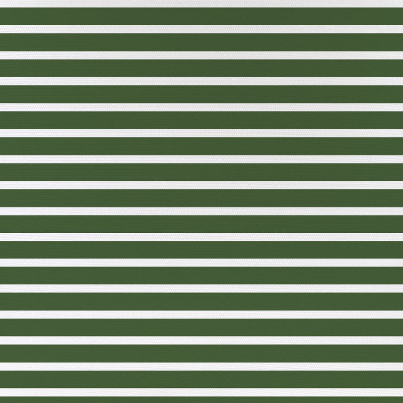 Cushion Cover-Coastal Fringe-Hampton Stripe Dark Green White-60cm x 60cm