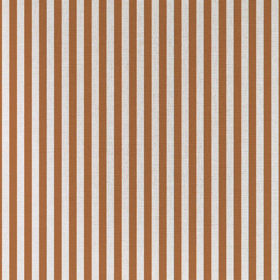 Cushion Cover-Coastal Fringe-Candy Stripe Rust-45cm x 45cm