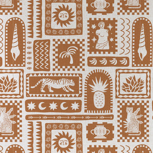 Cushion Cover-Coastal Fringe-Naxos Rust-35cm x 50cm