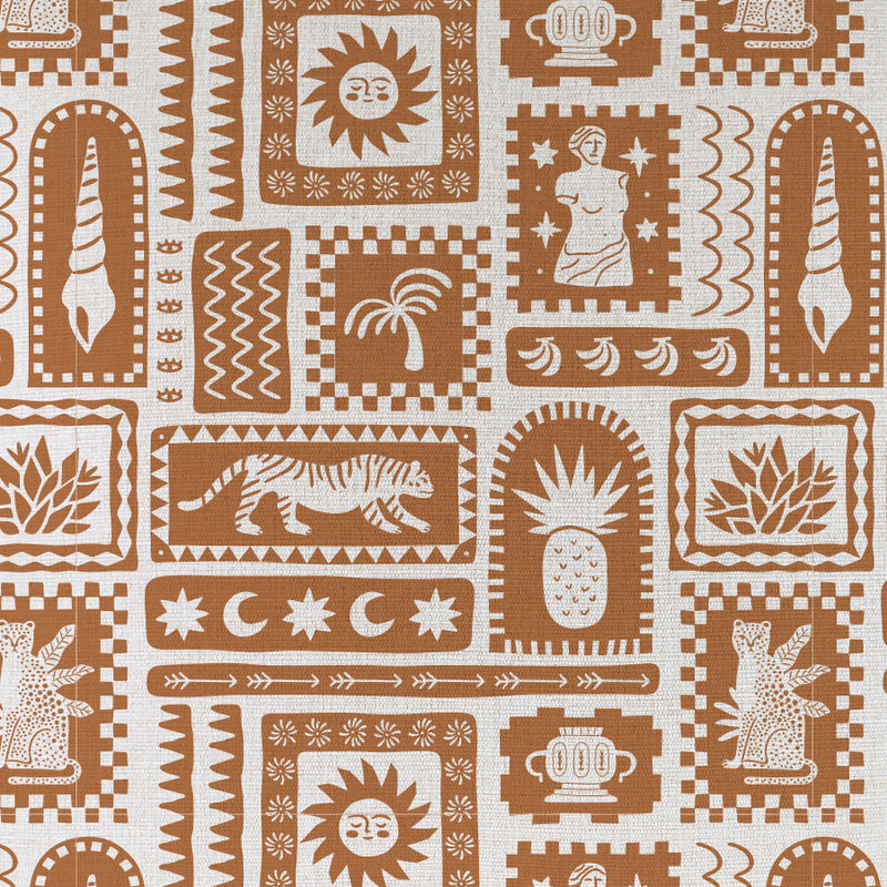 Cushion Cover-Coastal Fringe-Naxos Rust-45cm x 45cm