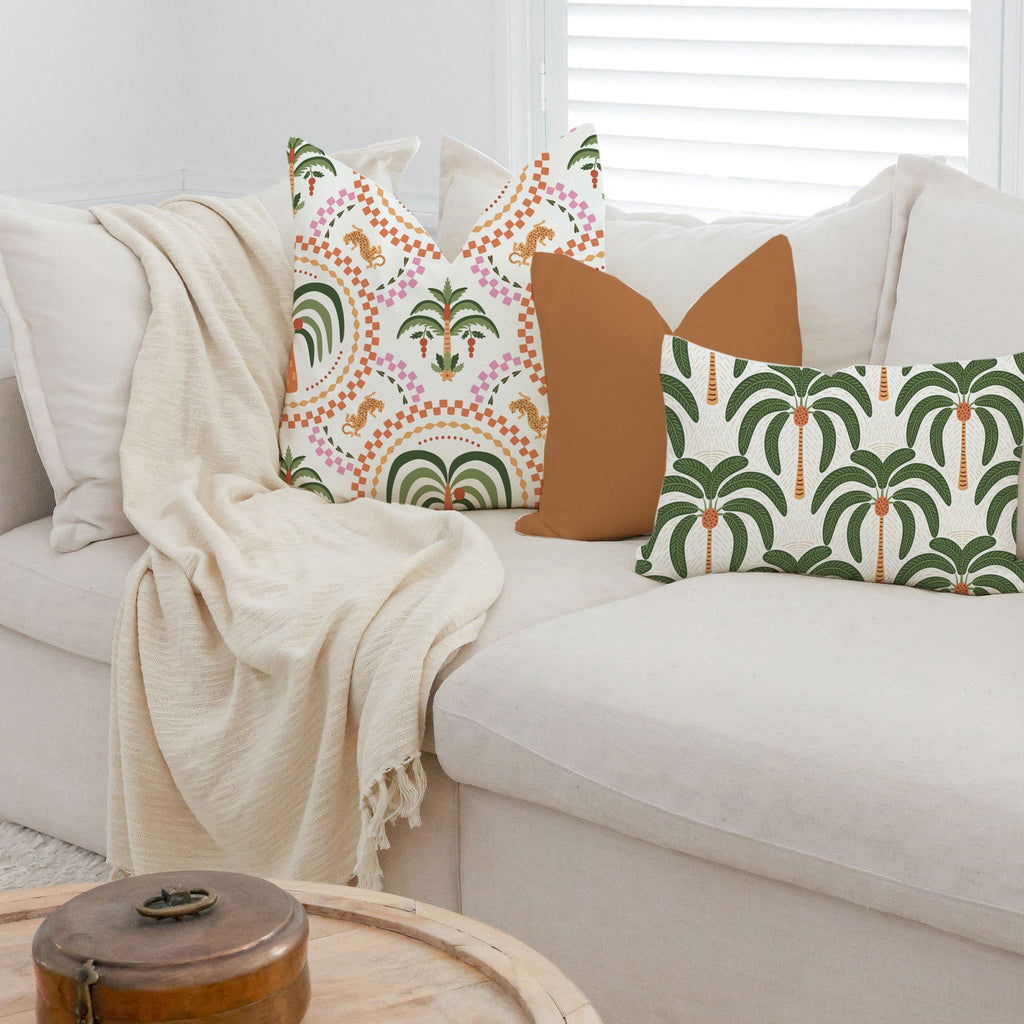 Cushion Cover-With Piping-Costa Del Sol White-35cm x 50cm