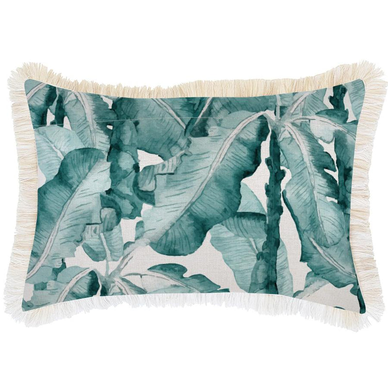 Cushion Cover-Coastal Fringe Natural-Bora Bora-35cm x 50cm