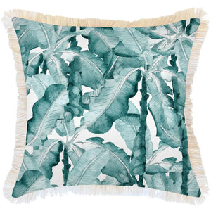 Cushion Cover-Coastal Fringe Natural-Bora Bora-60cm x 60cm