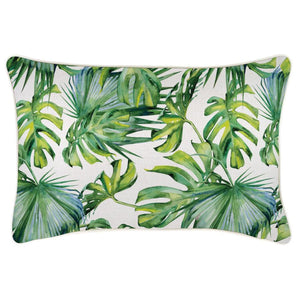 Cushion Cover-With Piping-Botanical Natural-35cm x 50cm