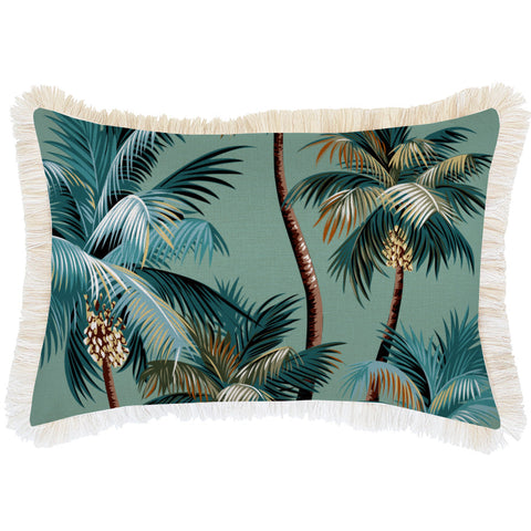 Cushion Cover-Coastal Fringe-Tahiti Beige-35cm x 50cm