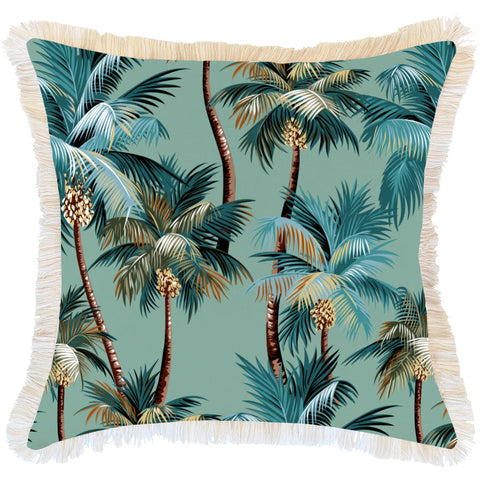 Cushion Cover-With Piping-Wild Green-35cm x 50cm