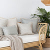 Cushion Cover Coastal Fringe Natural Solid Natural 60cm x 60cm Lifestyle4