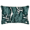 Cushion Cover-Coastal Fringe Natural-Teal-60cm x 60cm