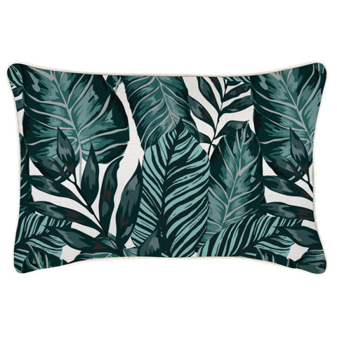 Cushion Cover-With Piping-Palm Trees Natural-35cm x 50cm