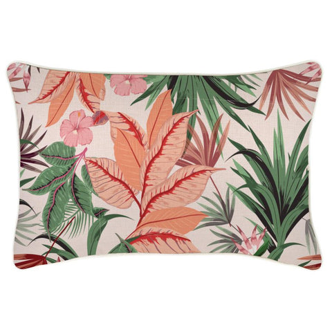 Cushion Cover-Coastal Fringe Natural-Desert Garden-35cm x 50cm
