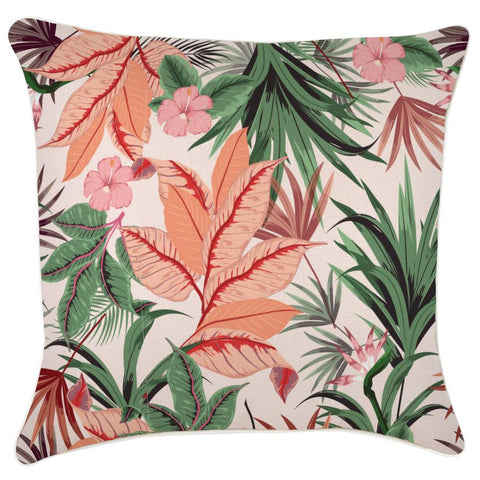 Cushion Cover-With Piping-Tropical Jungle-45cm x 45cm