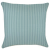 Cushion Cover-With Piping-Side Stripe Teal-60cm x 60cm
