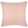 Cushion Cover-Coastal Fringe Natural-Zig Zag Blush-60cm x 60cm
