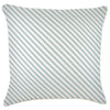 Cushion Cover-With Piping-Hampton Stripe Seafoam-35cm x 50cm