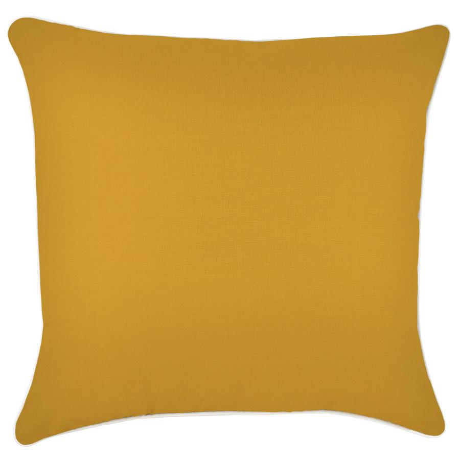 Cushion Cover-With Piping-Mustard-Yellow 60cm x 60cm