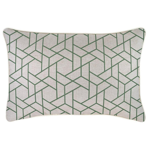 Cushion Cover-With Piping-Wild Green-45cm x 45cm