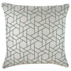 Cushion Cover-Coastal Fringe Black-Palm Trees Black-60cm x 60cm