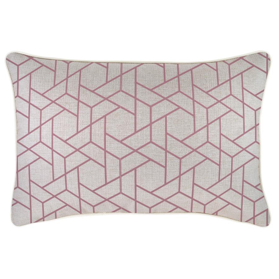 Cushion Cover-With Piping-Milan Rose-35cm x 50cm