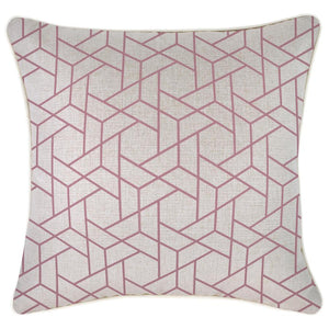 Cushion Cover-With Piping-Milan Rose-45cm x 45cm