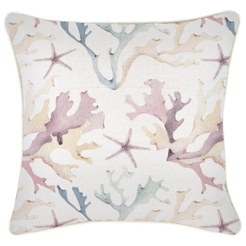 Cushion Cover-With Piping-Tradewinds Peach-45cm x 45cm