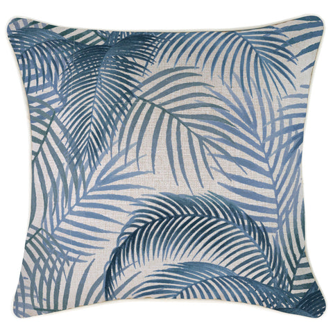 Cushion Cover-With Piping-Milan Blue-45cm x 45cm