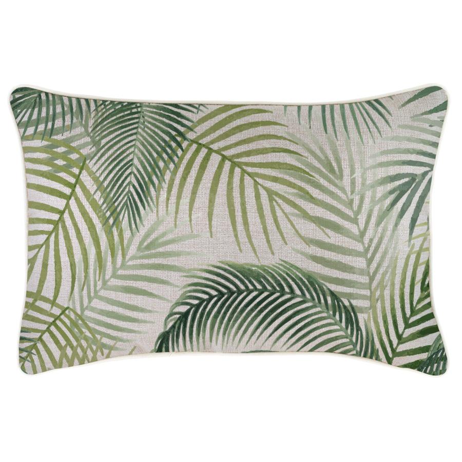 Cushion Cover-With Piping-Seminyak Green-35cm x 50cm