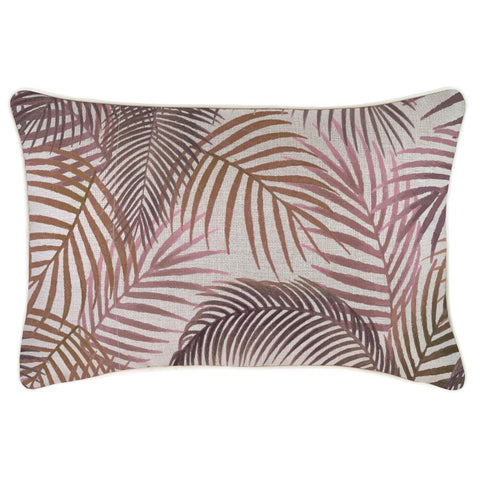 Cushion Cover-Coastal Fringe-Milan Rose-35cm x 50cm