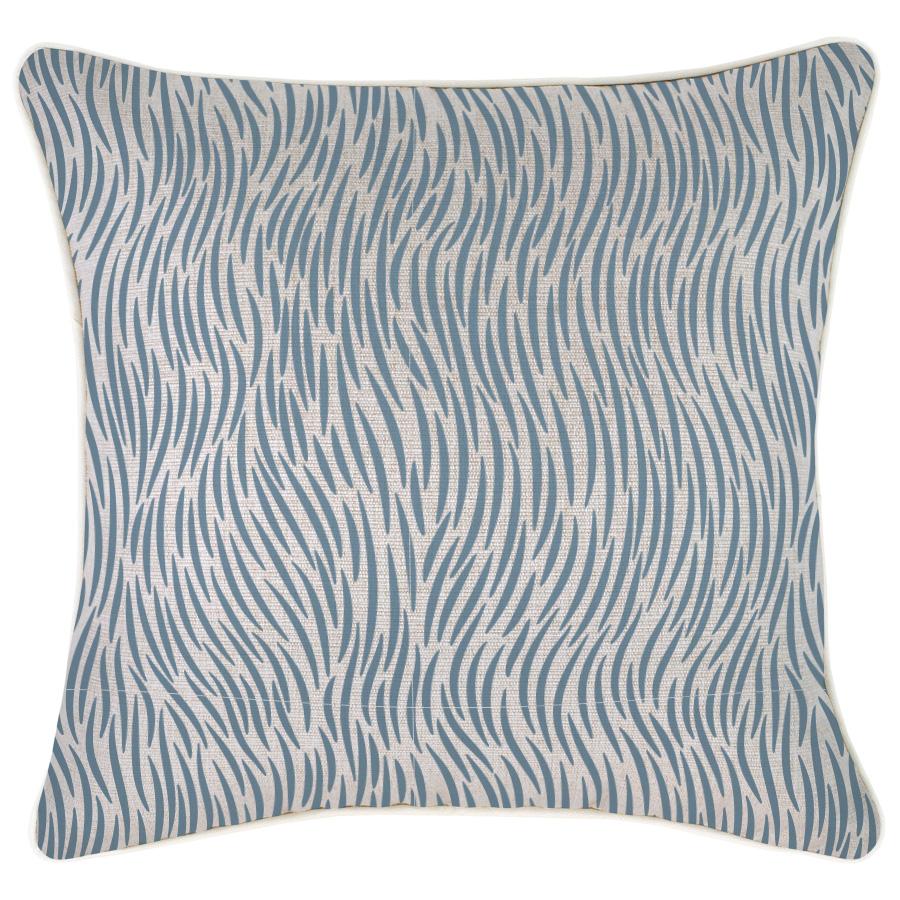 Cushion Cover-With Piping-Wild Blue-45cm x 45cm