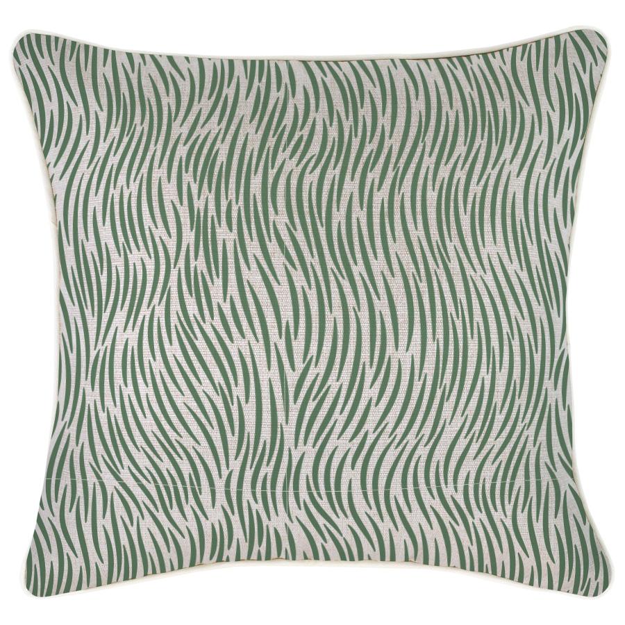 Cushion Cover-With Piping-Wild Green-45cm x 45cm