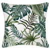 Cushion Cover-With Piping-Palm Trees Black-45cm x 45cm