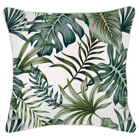 Cushion Cover-With Piping-Palm Trees Black-60cm x 60cm