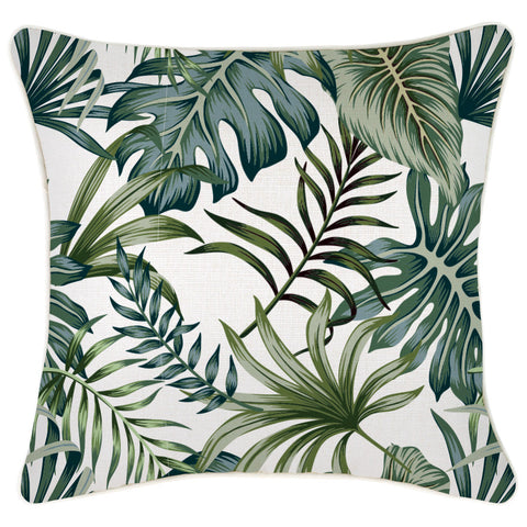 Cushion Cover-Coastal Fringe-Milan Green-60cm x 60cm