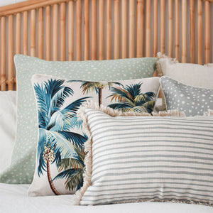 Cushion Cover With Piping Lunar Pale Mint 60cm x 60cmVP20  Lifestyle 11