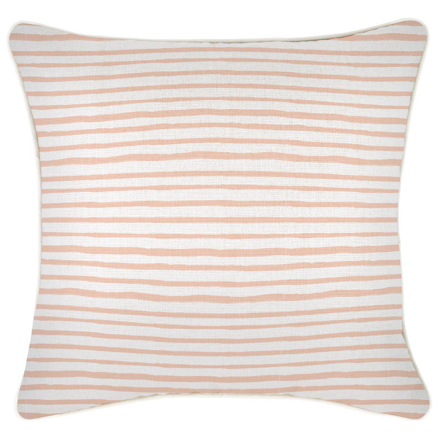 Indoor Outdoor Cushion Cover Paint Stripes Blush