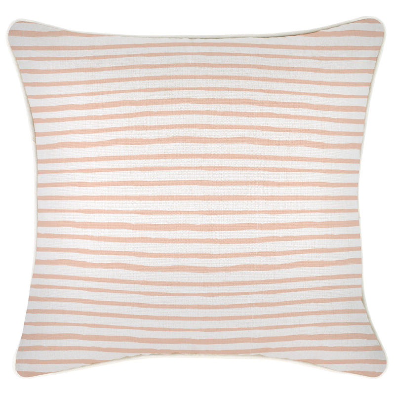 Indoor Outdoor Cushion Cover Paint Stripes Blush