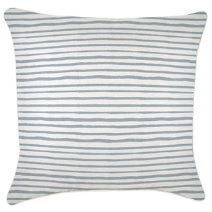 Indoor Outdoor Cushion Cover Paint Stripes Smoke