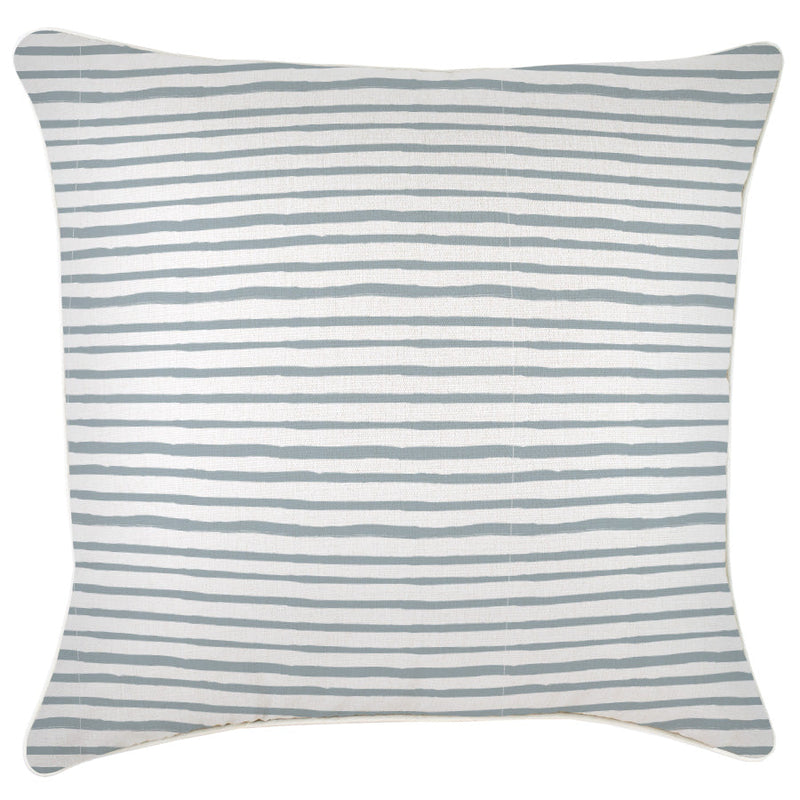 Indoor Outdoor Cushion Cover Paint Stripes Smoke