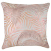 Cushion Cover-Coastal Fringe Natural-Zig Zag Blush-60cm x 60cm