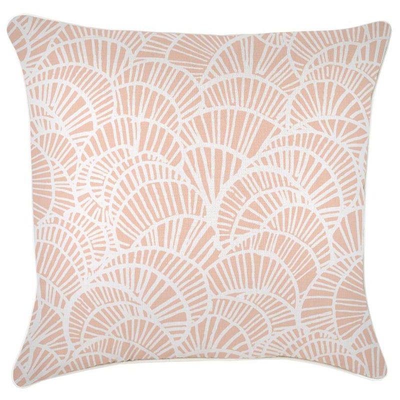 Cushion Cover-With Piping-Positano Blush-60cm x 60cm