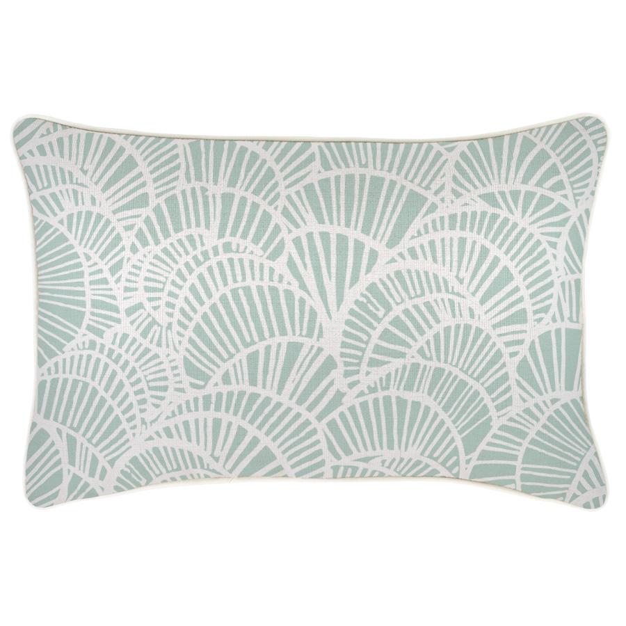 Cushion Cover-With Piping-Positano Pale Mint-35cm x 50cm