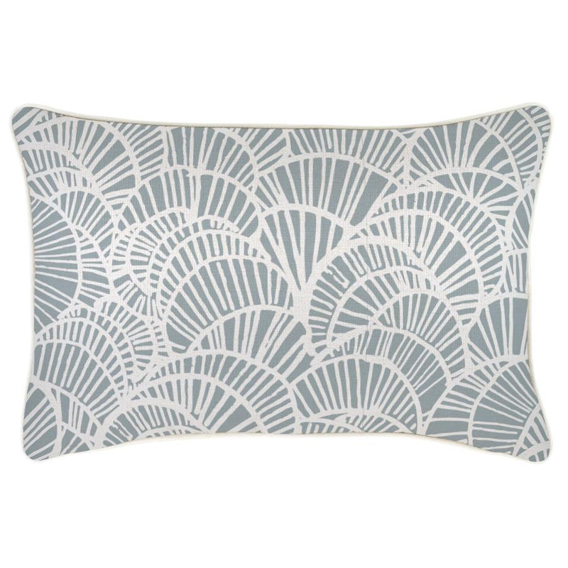 Cushion Cover-With Piping-Positano Smoke-35cm x 50cm