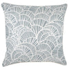 Cushion Cover-Coastal Fringe-Tall-Palms-Smoke-35cm x 50cm