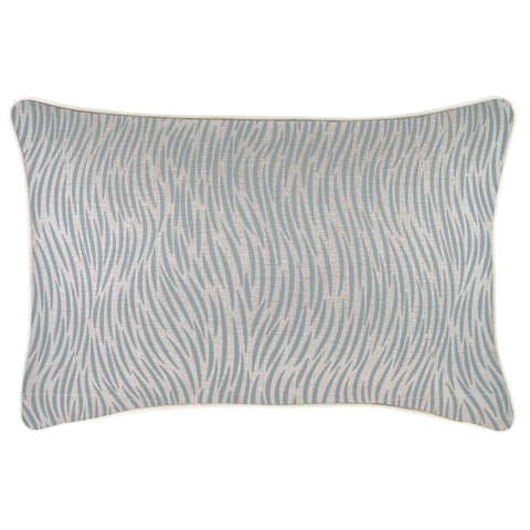 Cushion Cover-Coastal Fringe-Deck-Stripe-Smoke-45cm x 45cm