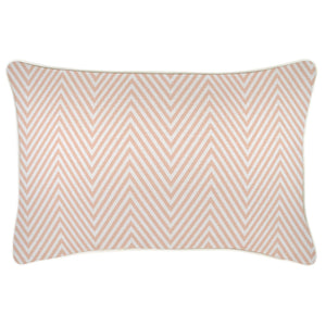 Cushion Cover-With Piping-Zig Zag Blush-35cm x 50cm