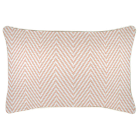 Cushion Cover-With Piping-Positano Blush-35cm x 50cm
